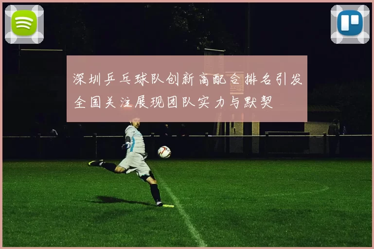 深圳乒乓球队创新高配合排名引发全国关注展现团队实力与默契